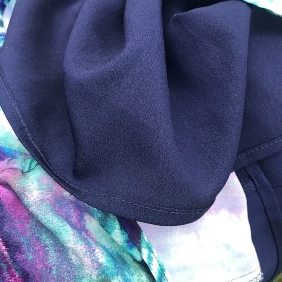 Mossimo Flowing Sleeveless Purple Blue Midi Dress - Picture 6 of 10